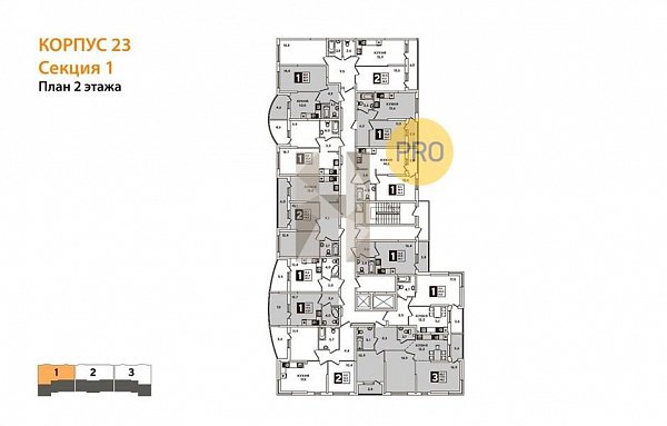 1-комн. квартира, 36.5 м², ЖК Самолет-4 (№132127)