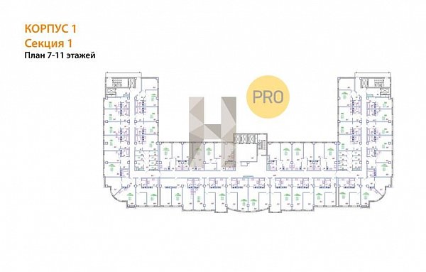 2-комн. квартира, 74.8 м², ЖК The Grand Palace (№132246)