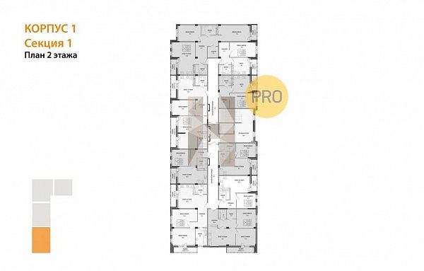 2-комн. квартира, 82.5 м², ЖК Екатерининский Парк (№133100)