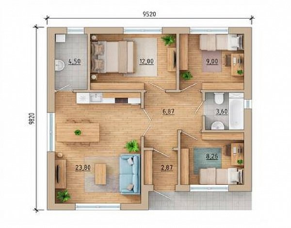 Дом 135 м², уч. 5 сот., Краснодарский край