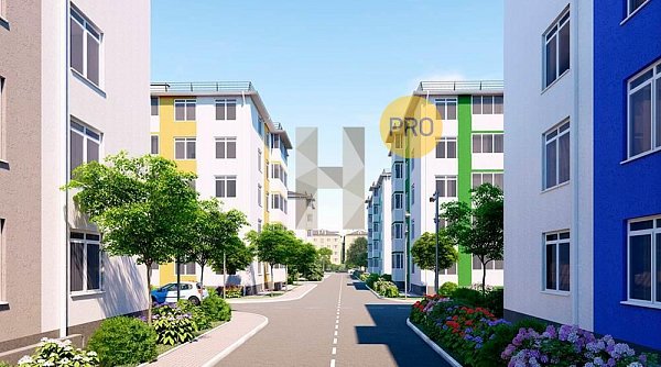 1-комн. квартира, 35.76 м², ЖК Краски (№132233)