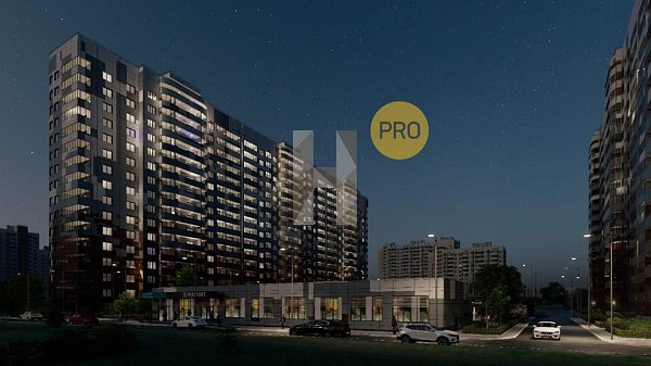 1-комн. квартира, 44 м², ЖК Хорошая Погода (№132103)