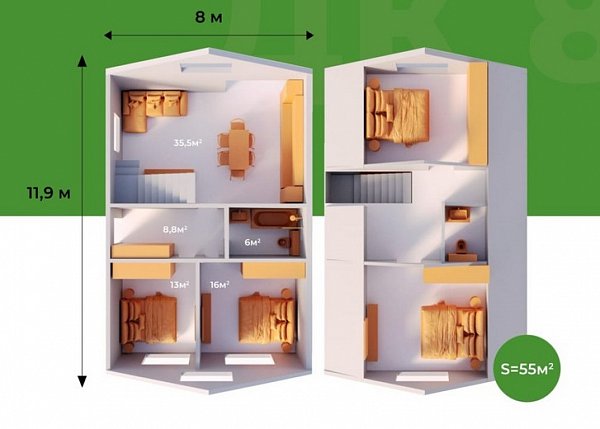 Дом 130 м², уч. 3.09 сот., Краснодарский край