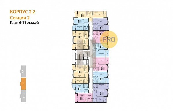 1-комн. квартира, 62 м², ЖК СказкаГрад (№132279)