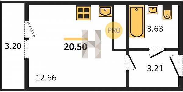 Продается Студия, 20.5 м², ЖК Огурцы,