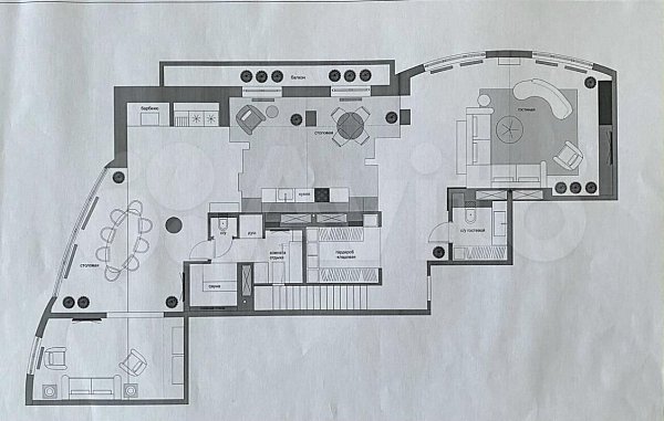 4-комн. квартира, 256.4 м², р-н Парк Галицкого, Краснодар (№123826)