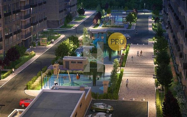 1-комн. квартира, 38.6 м², ЖК Небо (№132782)