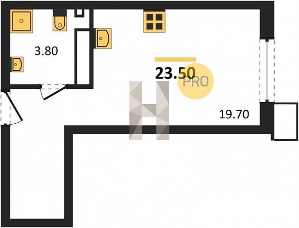 Продается Студия, 23.5 м², ЖК Парк Победы-2, 