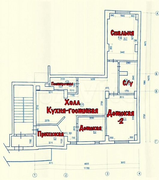 4-комн квартира, 90.6 м², р-н Фестивальный (№128702)