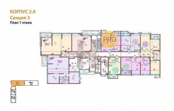 1-комн. квартира, 34.1 м², ЖК Спортивная деревня-2 (№132439)