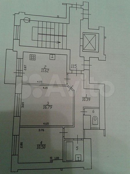 2-комн. квартира, 54.3 м², р-н 40-лет Победы, Краснодар (№123750)