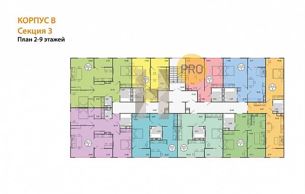 1-комн. квартира, 43.33 м², ЖК Событие (№132505)