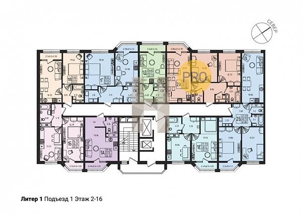 Студия, 23.77 м², ЖК Мега Победа (№133248)