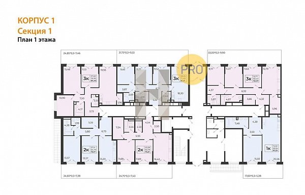 2-комн. квартира, 72.17 м², ЖК Высочество (№132565)