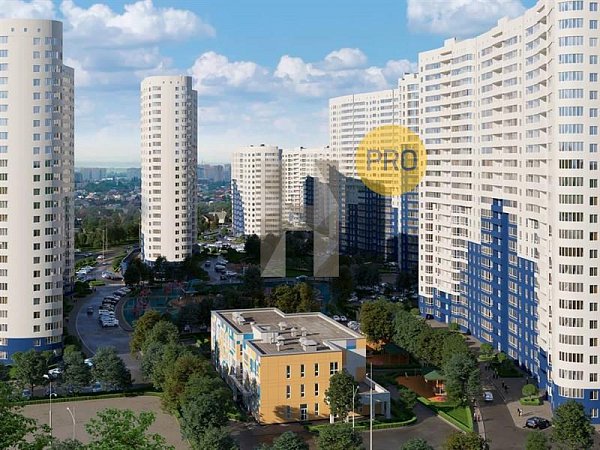 3-комн. квартира, 105.57 м², ЖК Фонтаны (№132332)