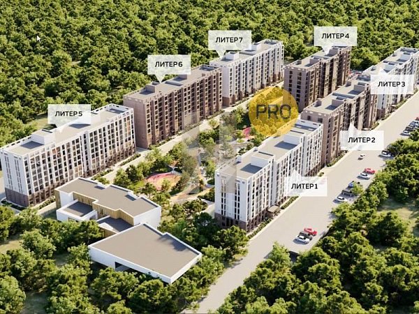 1-комн. квартира, 40.1 м², ЖК ЮГГЕ (№132485)
