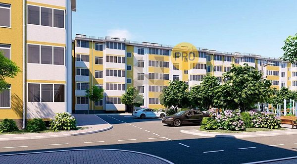 1-комн. квартира, 35.76 м², ЖК Краски (№132233)
