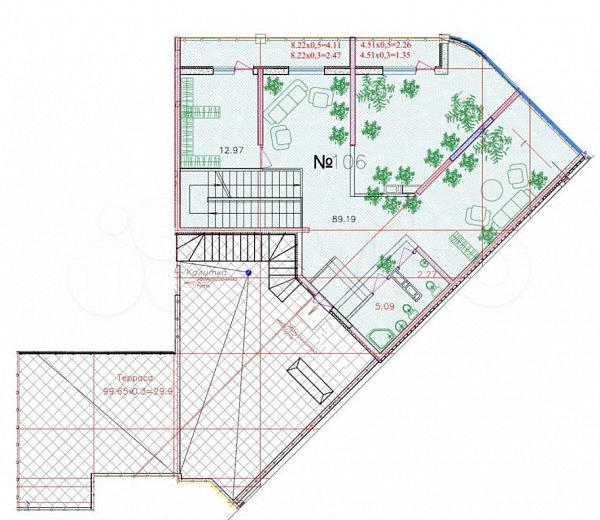3-комн квартира, 359 м², р-н Черемушки (№124308)
