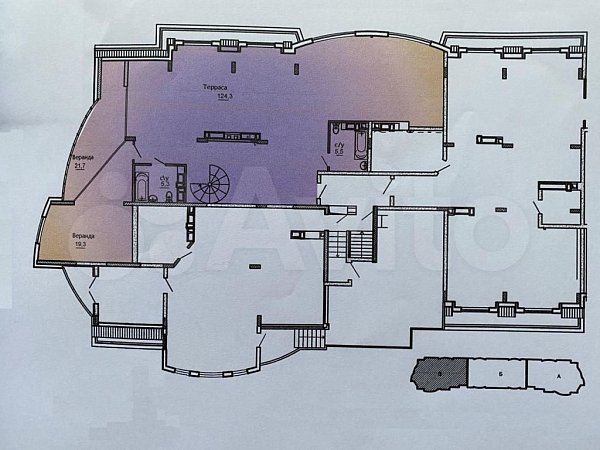4-комн. квартира, 256.4 м², р-н Парк Галицкого, Краснодар (№123826)