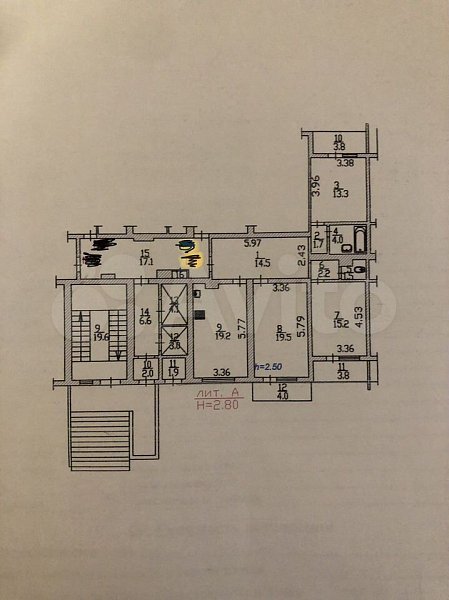 3-комн квартира, 91 м², р-н Российская ул (№124402)