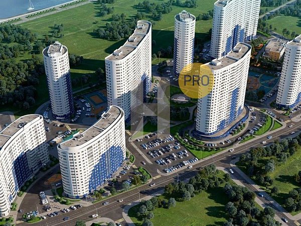 3-комн. квартира, 105.57 м², ЖК Фонтаны (№132332)
