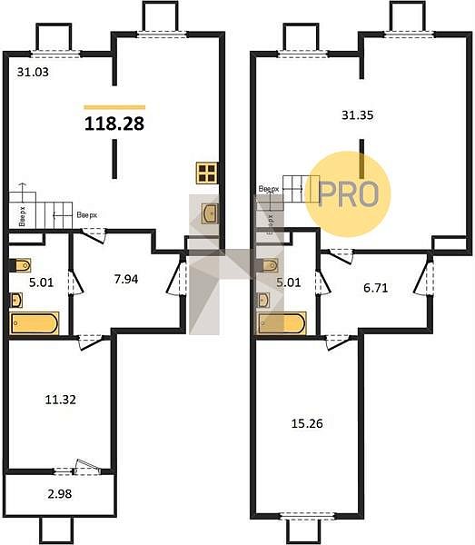 Продается 3-комн. квартира, 118.28 м², ЖК Цветной бульвар, 