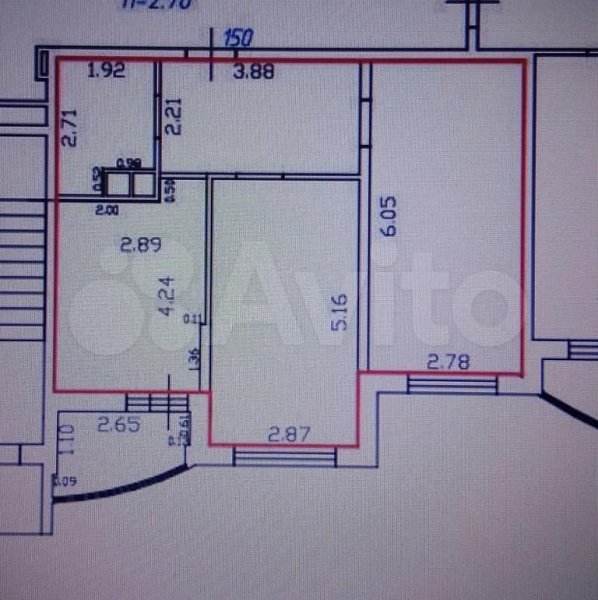 2-комн квартира, 60 м², р-н Краснодарский (№126540)