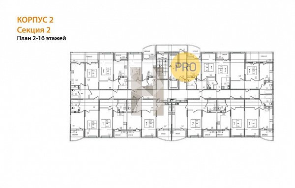 1-комн. квартира, 43.05 м², ЖК Хорошая Погода (№132104)