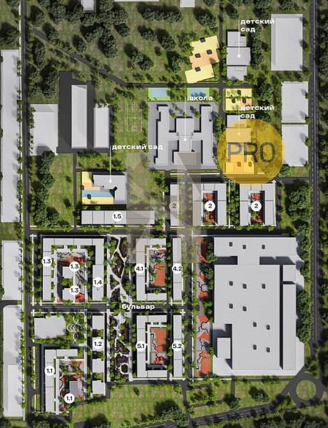 3-комн. квартира, 78.34 м², ЖК Патрики (№132674)