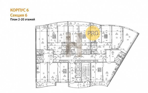 1-комн. квартира, 55.71 м², ЖК Радонеж (№131941)