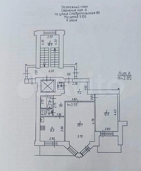 Продается 2-комн квартира, 56.5 м², р-н Черемушки, 
