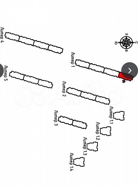 2-комн квартира, 62 м², р-н Пашковский (№125822)