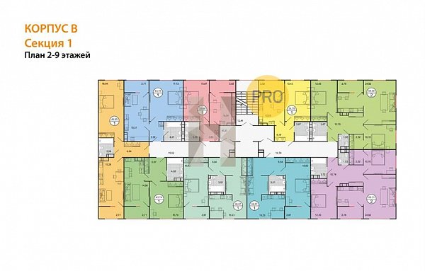 1-комн. квартира, 46.85 м², ЖК Событие (№132497)