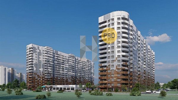 1-комн. квартира, 44 м², ЖК Хорошая Погода (№132103)
