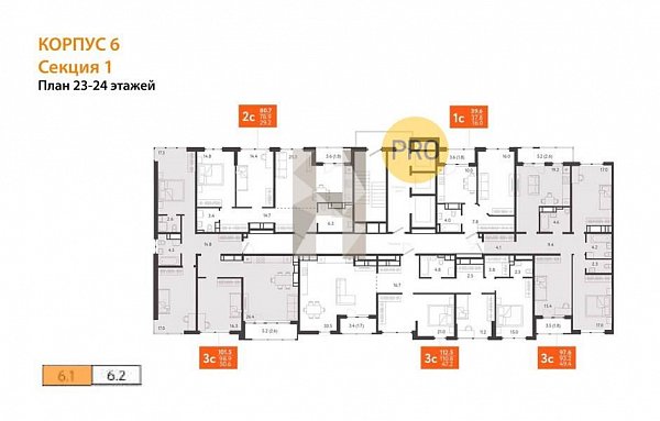 2-комн. квартира, 80.7 м², ЖК Все Свои (№132198)