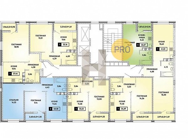 Студия, 22.67 м², ЖК Архитектор (№133005)