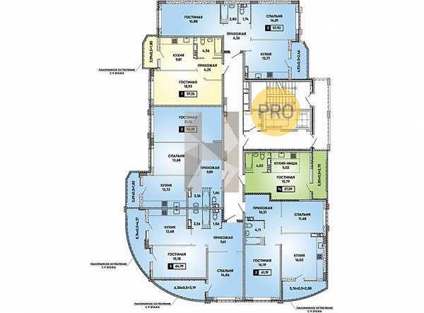Студия, 27.59 м², ЖК Достояние (№133275)