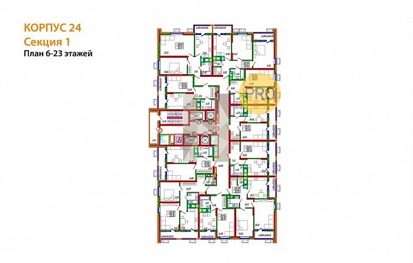 1-комн. квартира, 45.29 м², ЖК Родные просторы (№132393)