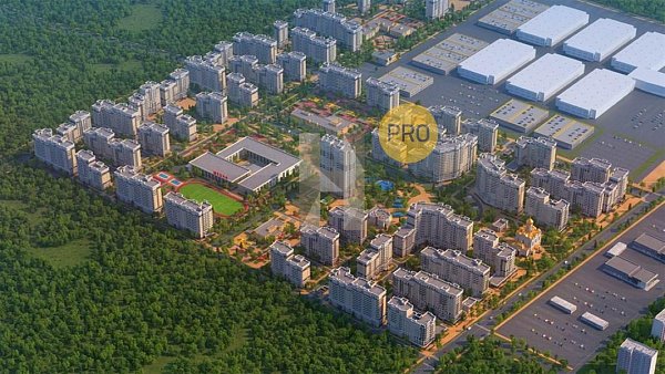 1-комн. квартира, 55.55 м², ЖК Красная площадь Ромекс (№132067)