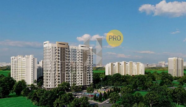 1-комн. квартира, 57.4 м², ЖК Зеленодар (№132969)