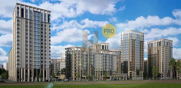 2-комн. квартира, 75.1 м², ЖК Парк Победы-2 (№132614)