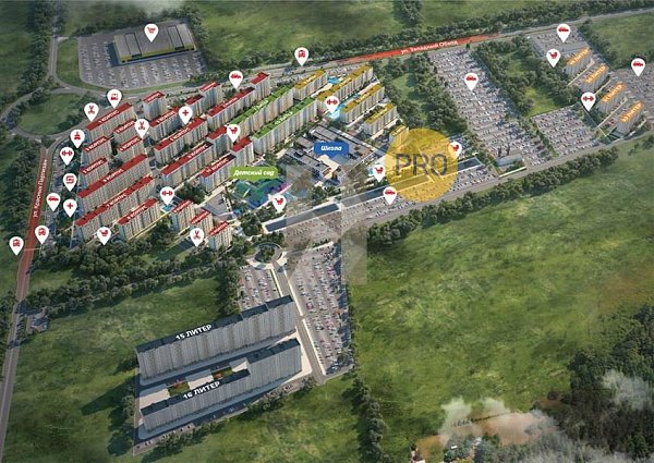 1-комн. квартира, 35.4 м², ЖК Светлоград (№132050)