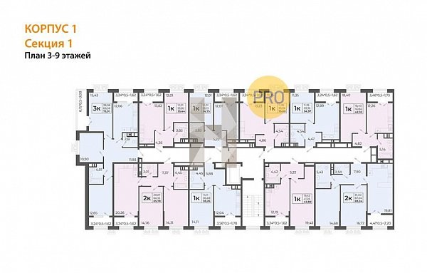 1-комн. квартира, 38.26 м², ЖК Высочество (№132548)