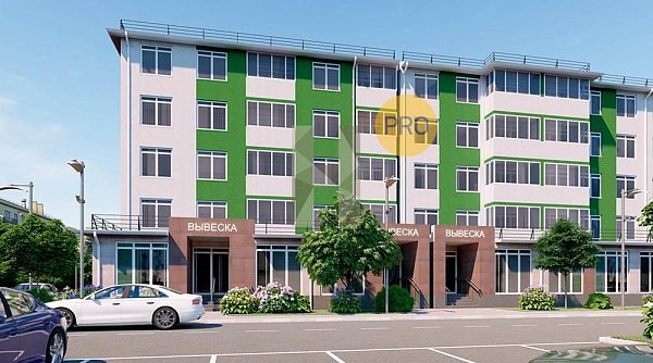 1-комн. квартира, 35.76 м², ЖК Краски (№132233)
