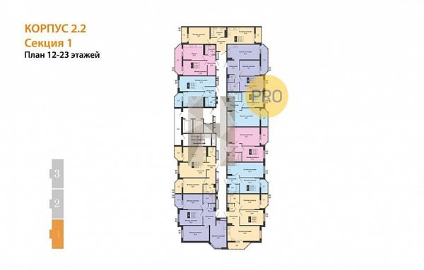 1-комн. квартира, 62.1 м², ЖК СказкаГрад (№132278)