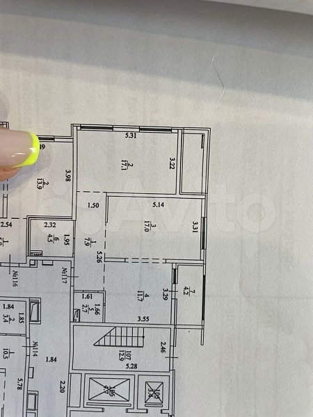 2-комн квартира, 61 м², р-н Энка - Баскет-холл (№126432)