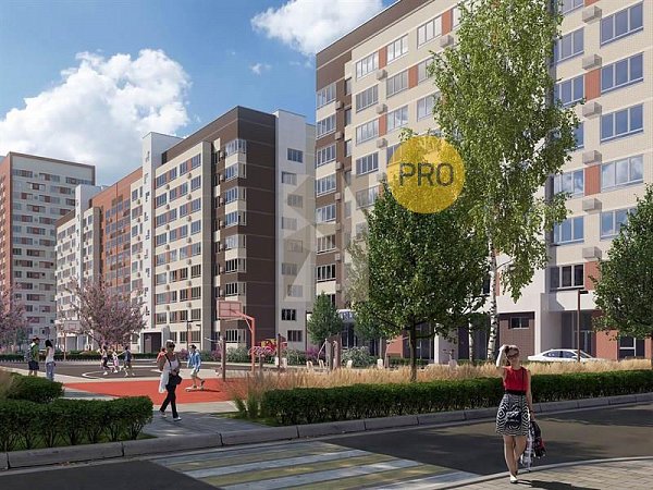 3-комн. квартира, 107.63 м², ЖК Родные просторы (№132383)