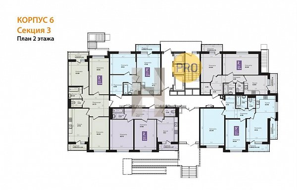 1-комн. квартира, 54.06 м², ЖК Левада (№133381)