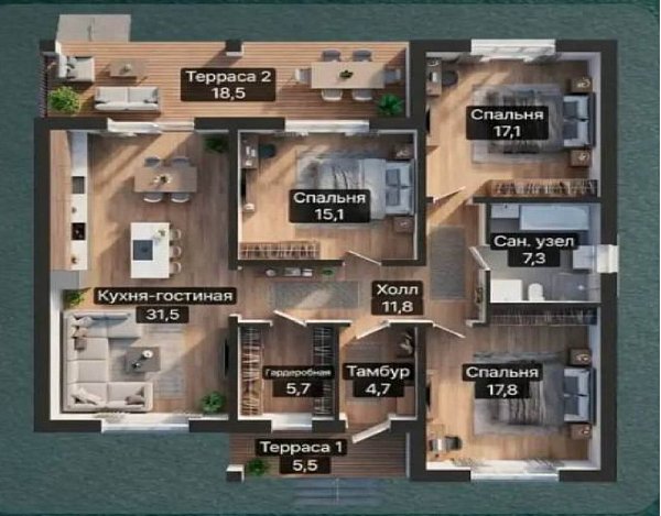 Дом 121 м², уч. 6 сот., Краснодар