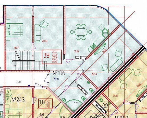 3-комн квартира, 359 м², р-н Черемушки (№124308)